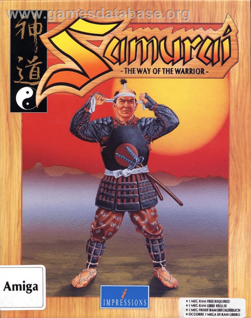 Samurai - The Way Of The Warrior - Commodore Amiga - Artwork - Box